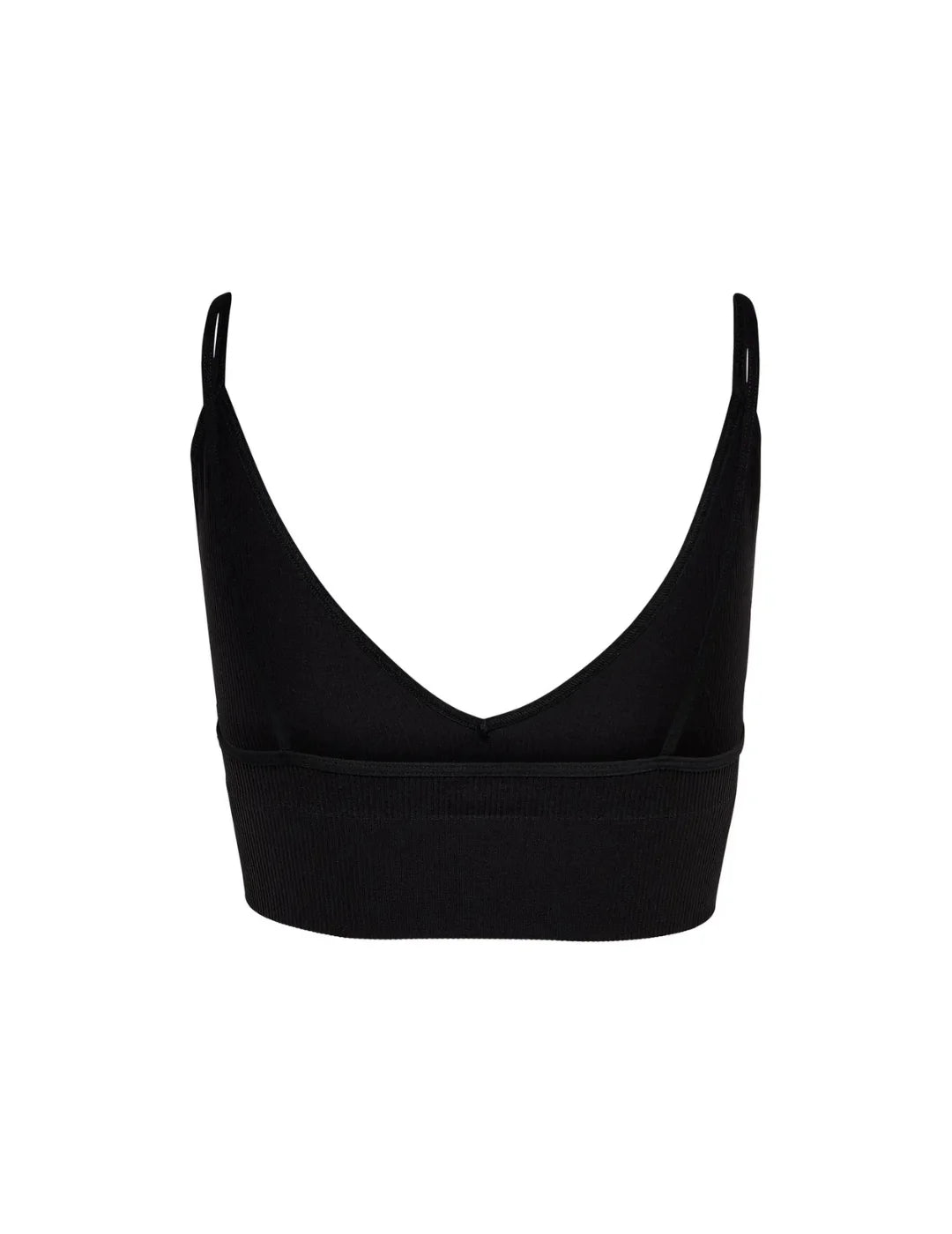 Crop Top ONLY Vicky Negro | Bicos de Fío