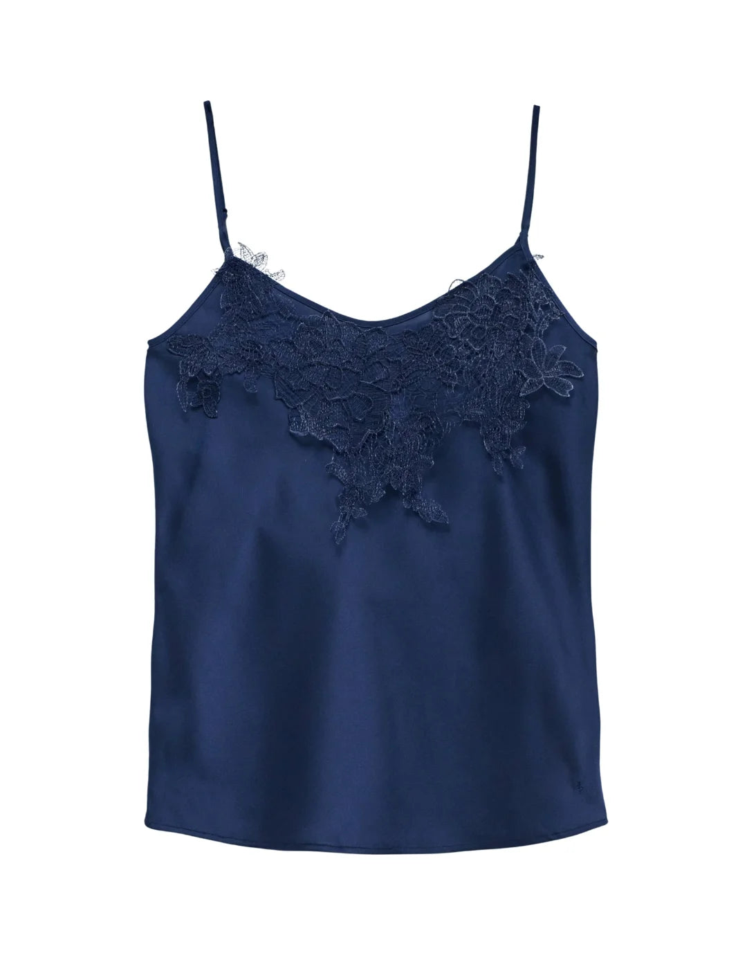 Top Tirantes Satinado Salsa Jeans Azul | Bicos de Fío