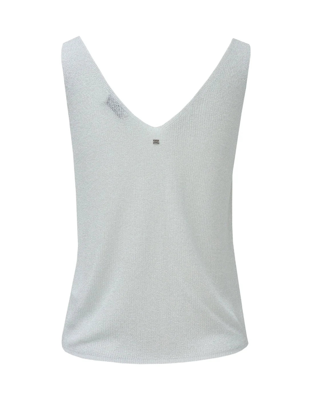 Top Tirantes Salsa Jeans Brillos Blanco | Bicos de Fío