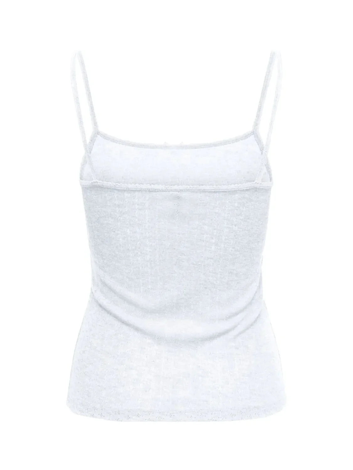 Top Tirantes Lazo ONLY Kalli Blanco | Bicos de Fío