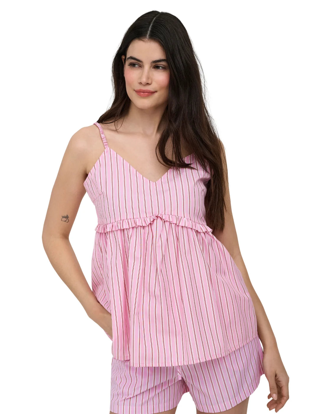 Top Tirantes ONLY Loris Rosa | Bicos de Fío