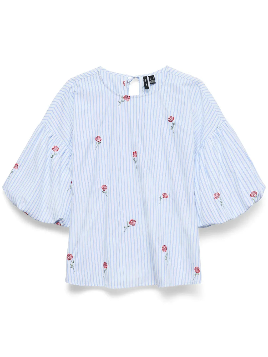 Top Vero Moda Tira Rayas Azul | Bicos de Fío