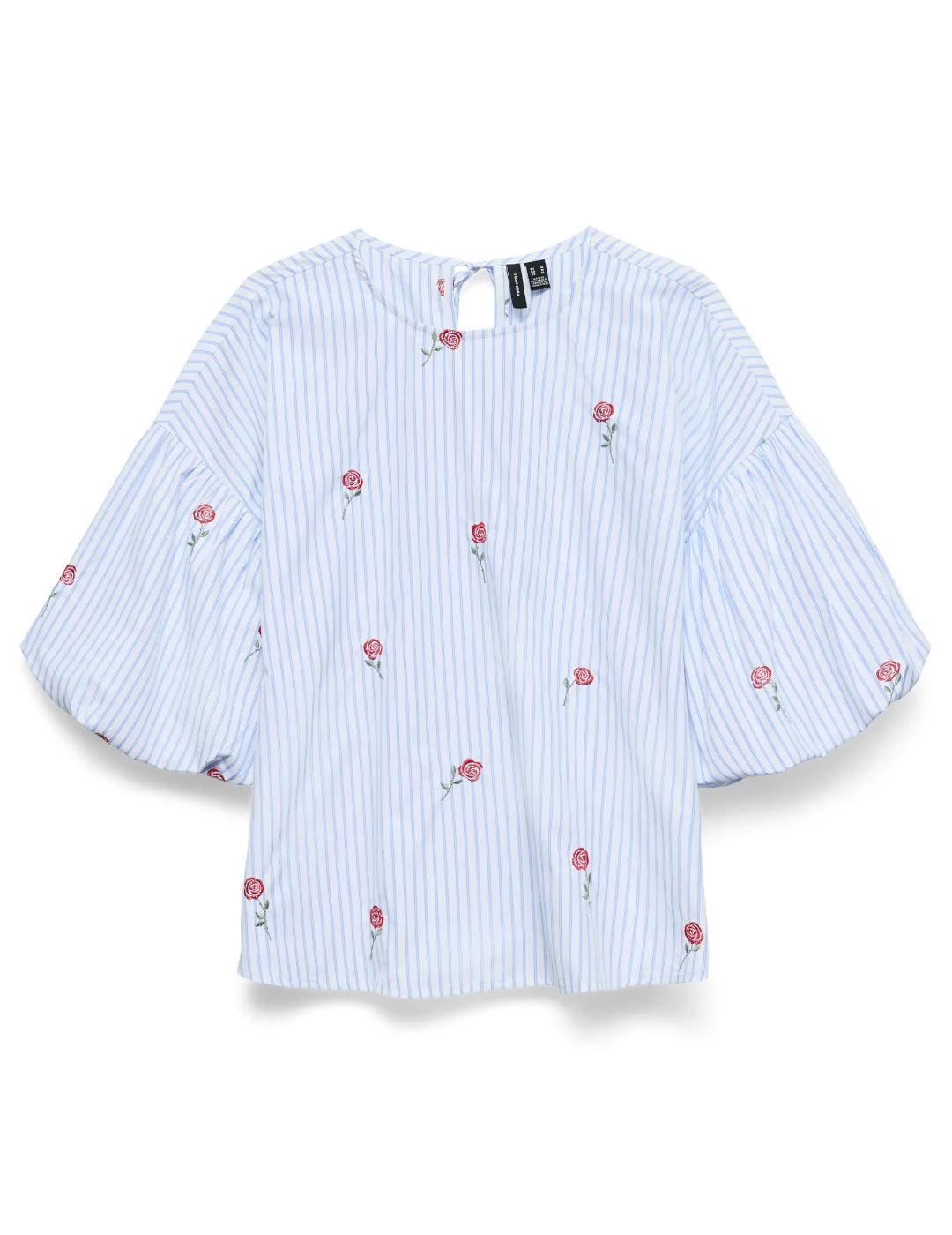 Top Vero Moda Tira Rayas Azul | Bicos de Fío