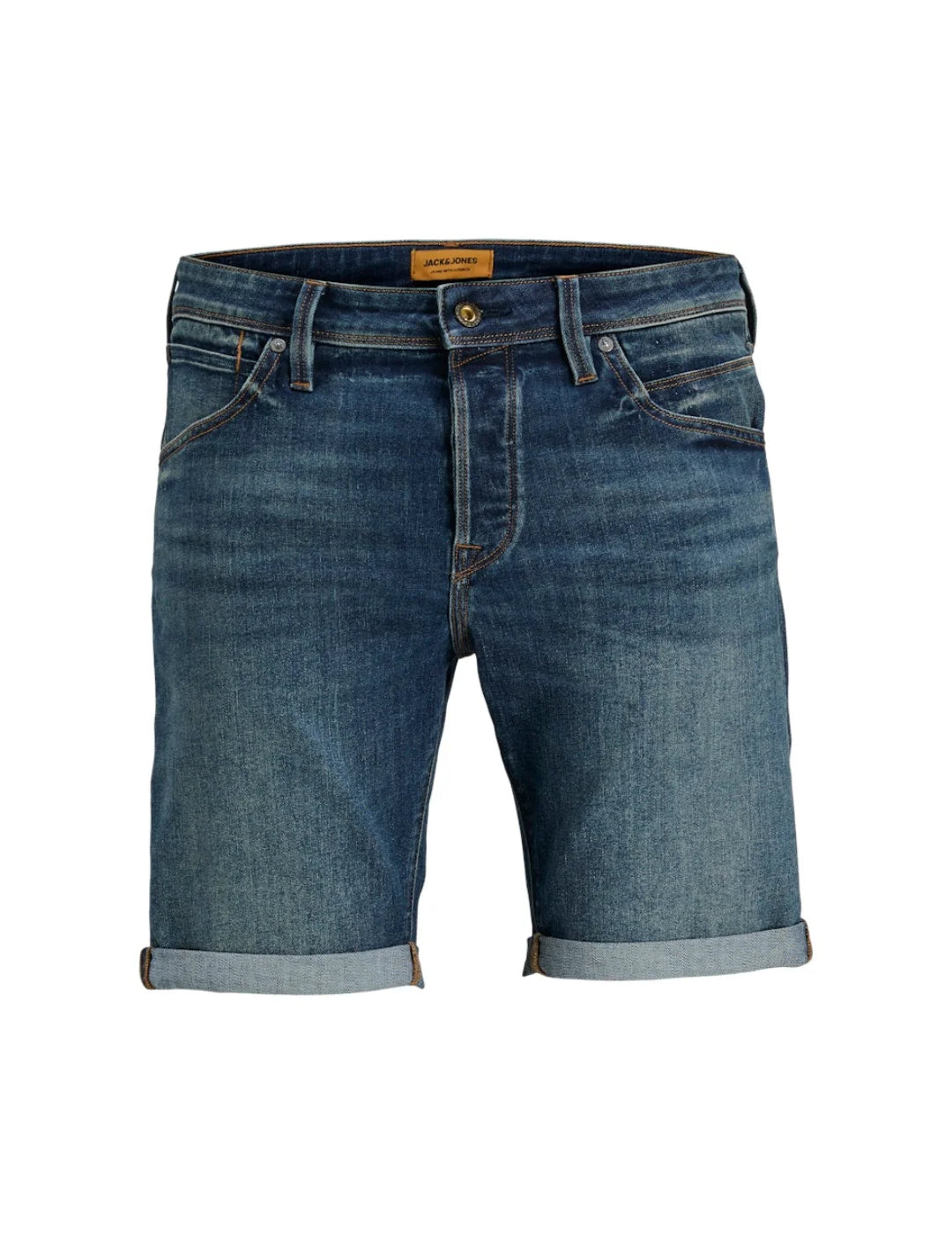 Vaqueros Cortos Jack&Jones Irick AM311 Azul Oscuro | Bicos de Fío