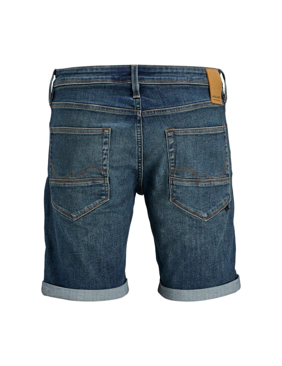 Vaqueros Cortos Jack&Jones Irick AM311 Azul Oscuro | Bicos de Fío