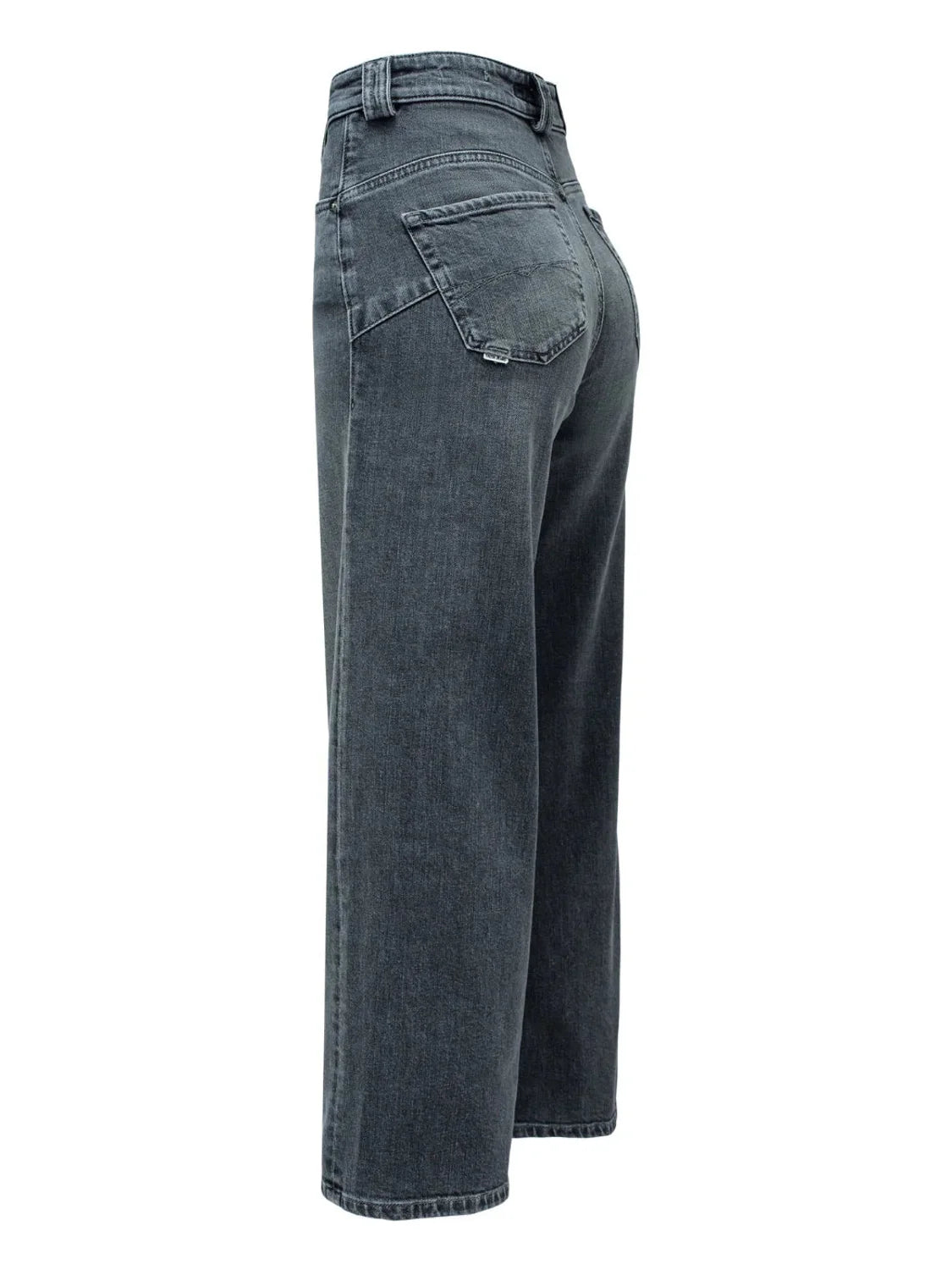 Vaqueros Faith Cropped Salsa Jeans Negro | Bicos de Fío