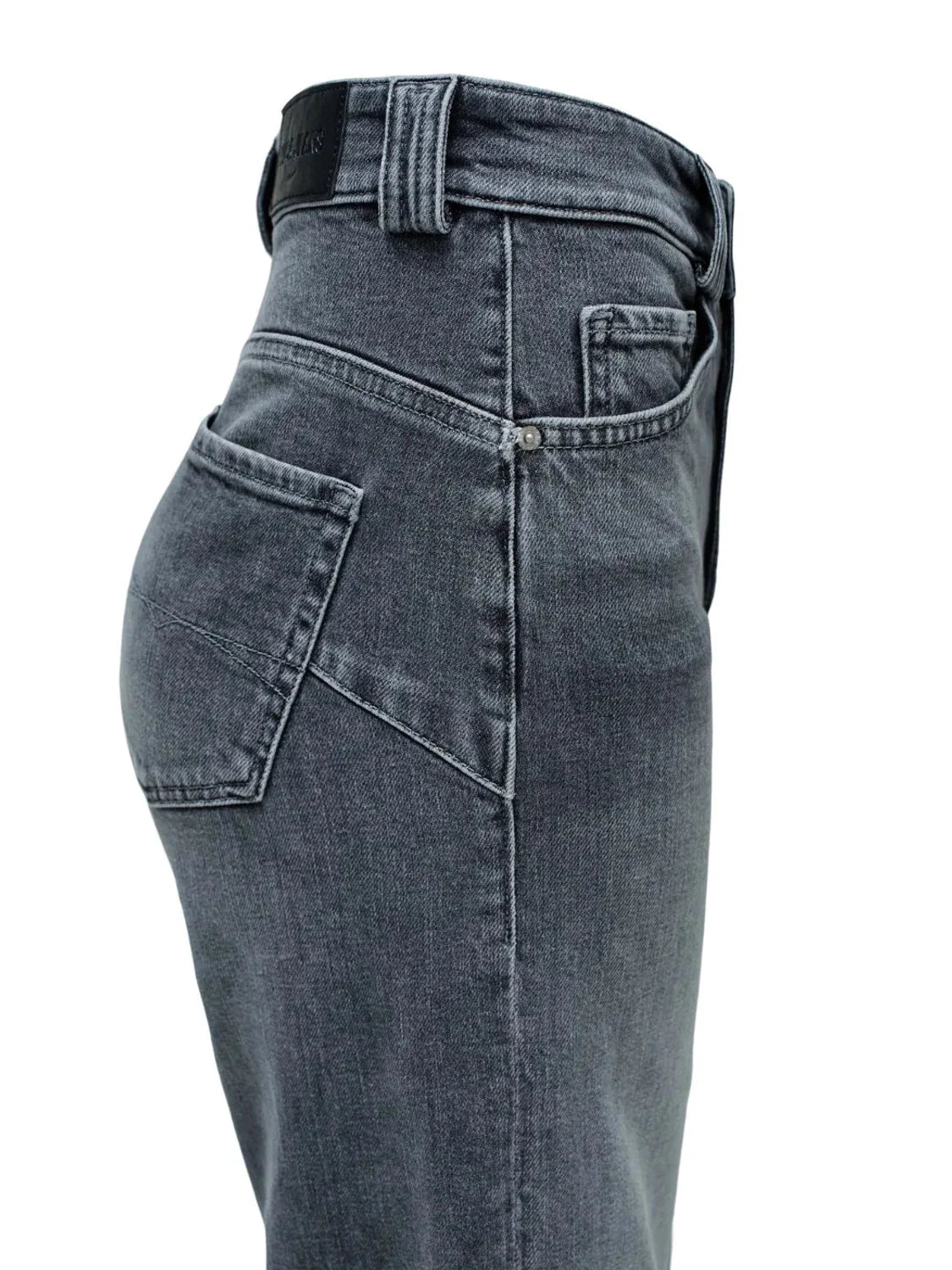 Vaqueros Faith Cropped Salsa Jeans Negro | Bicos de Fío