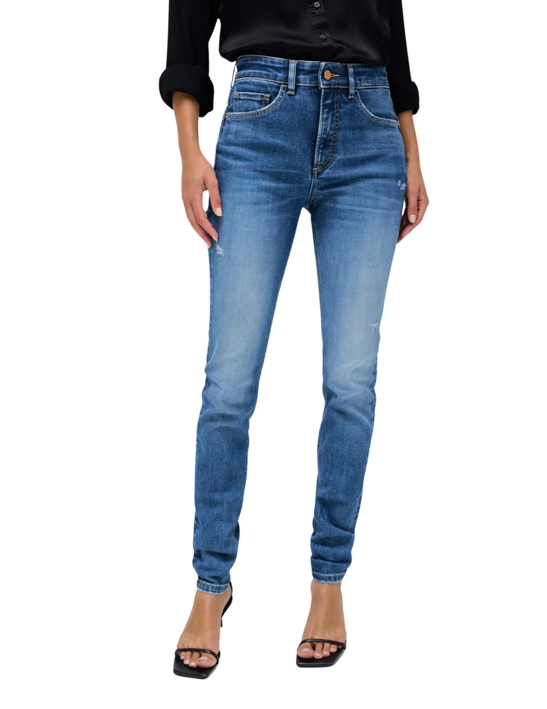 Vaqueros Salsa Jeans Faith Push In Skinny Azul | Bicos de Fío