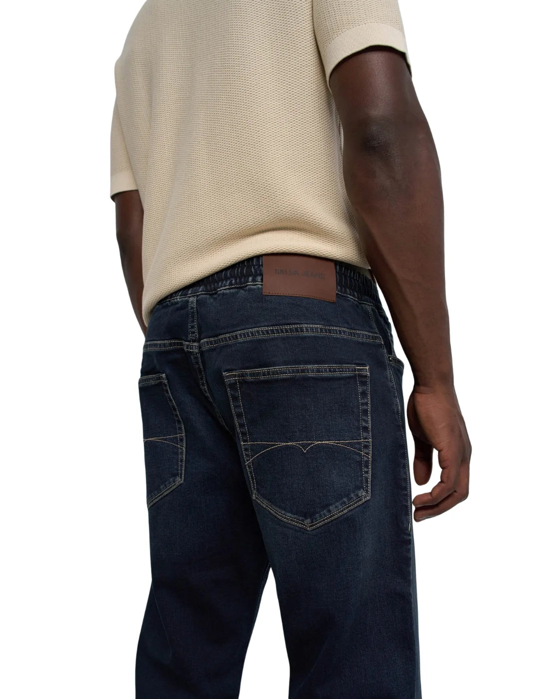 Vaqueros Jogger S-Activ Salsa Jeans Azul Oscuro | Bicos de Fío