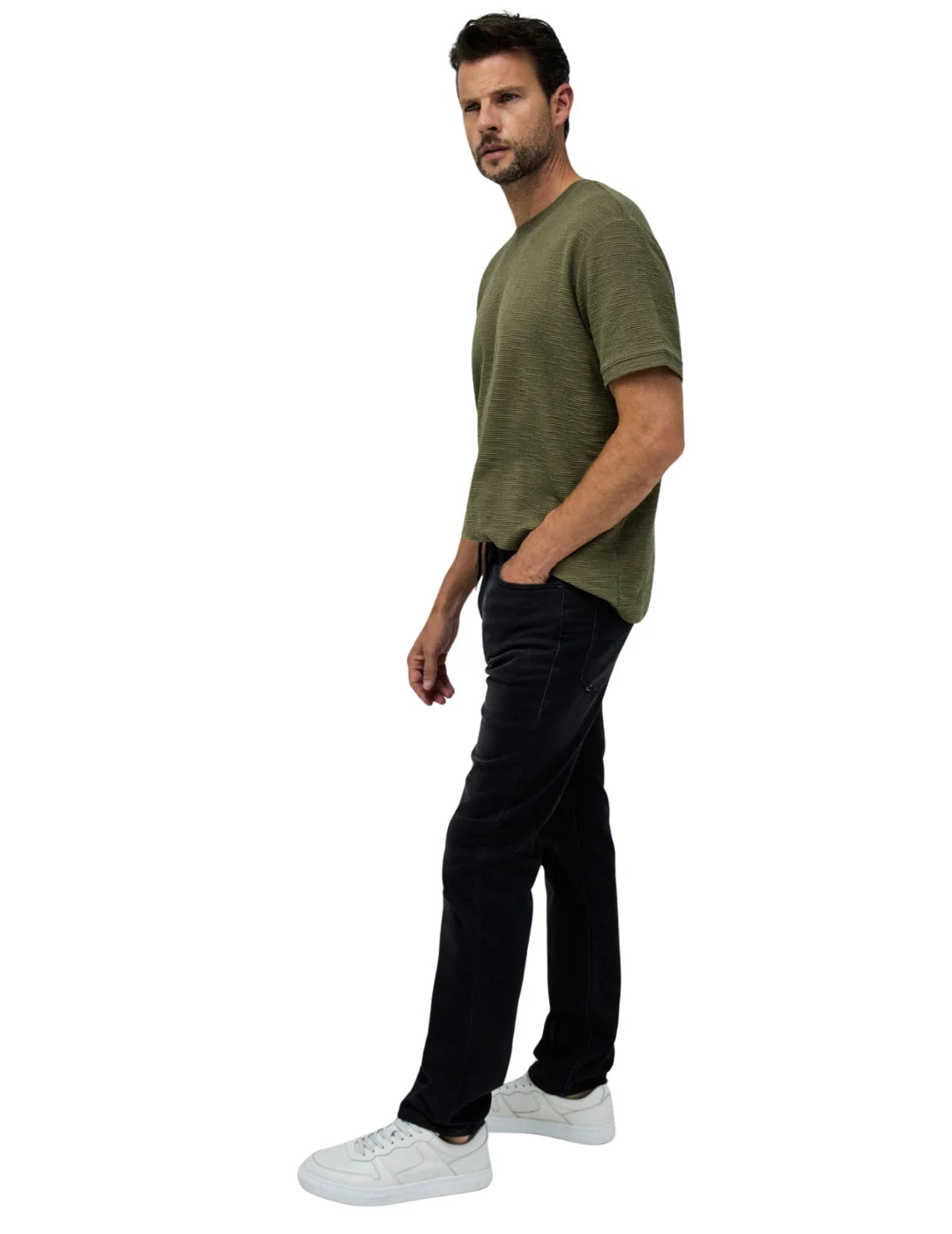 Vaqueros Jogger Salsa Jeans S-Activ Negro | Bicos de Fío