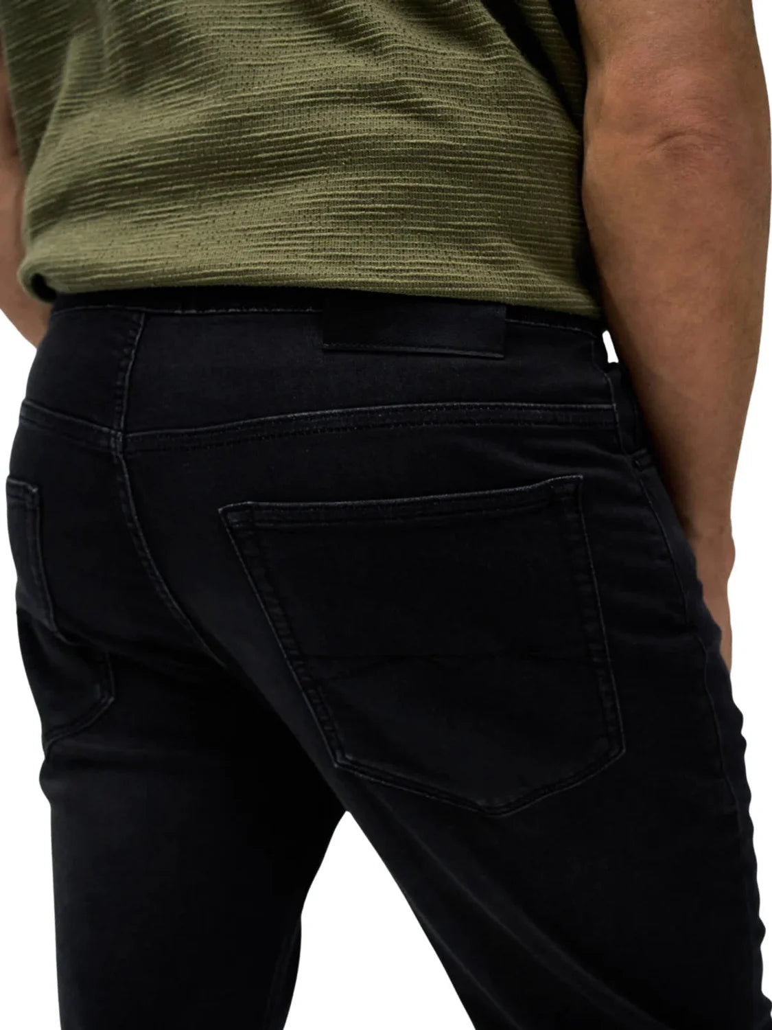 Vaqueros Jogger Salsa Jeans S-Activ Negro | Bicos de Fío
