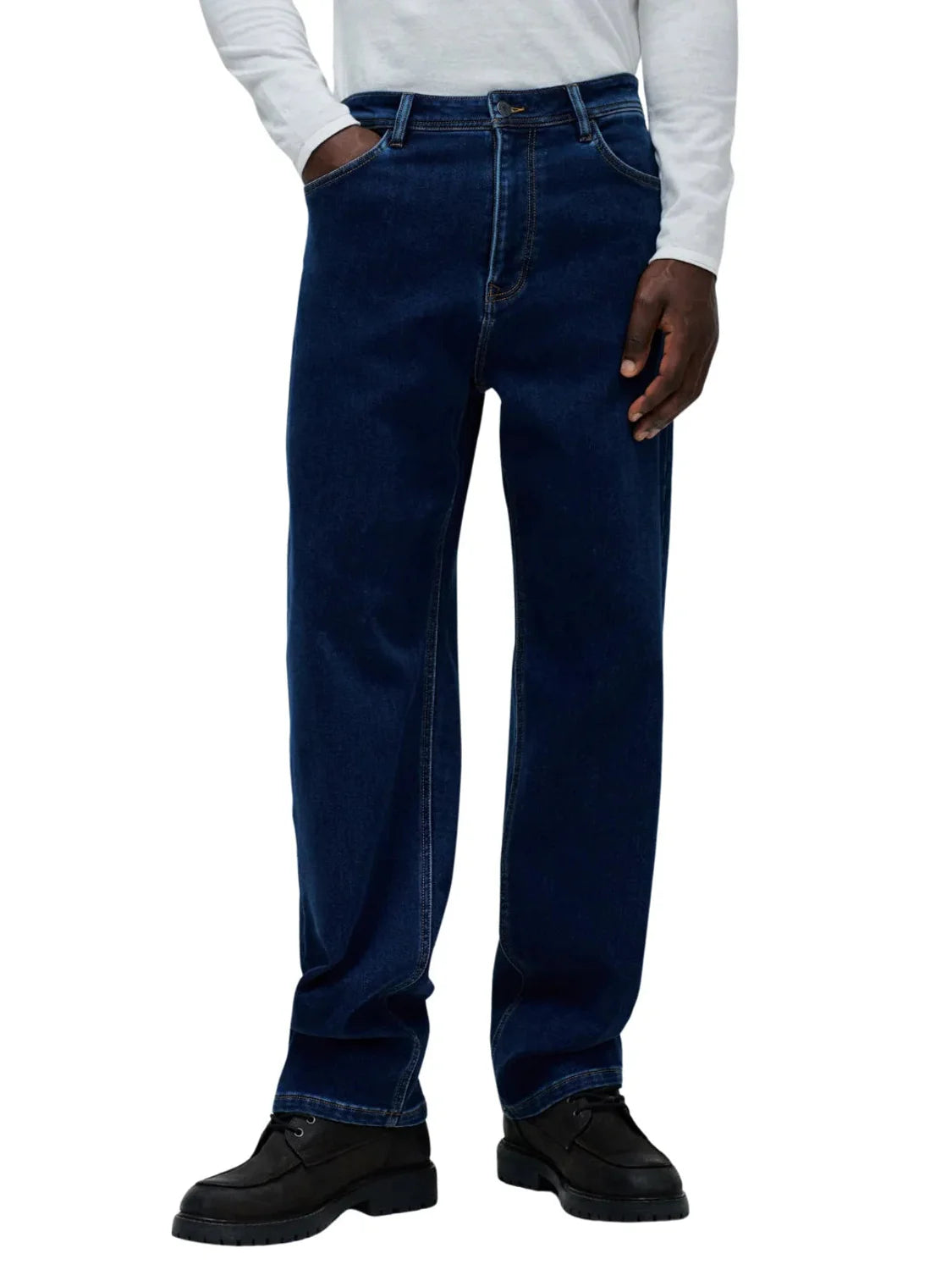 Vaqueros Loose Fit Salsa Jeans Azul Oscuro | Bicos de Fío
