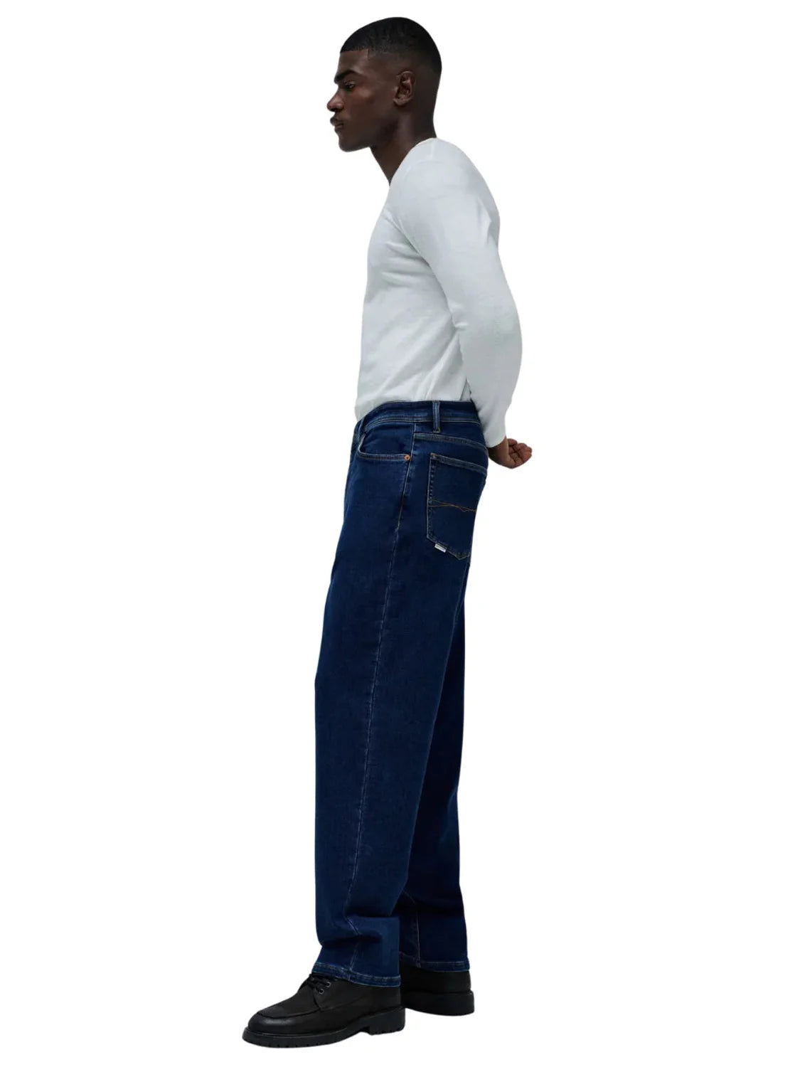 Vaqueros Loose Fit Salsa Jeans Azul Oscuro | Bicos de Fío