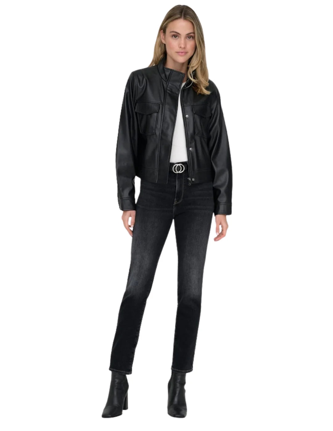 Vaqueros ONLY Emily CRO304 Negro | Bicos de Fío