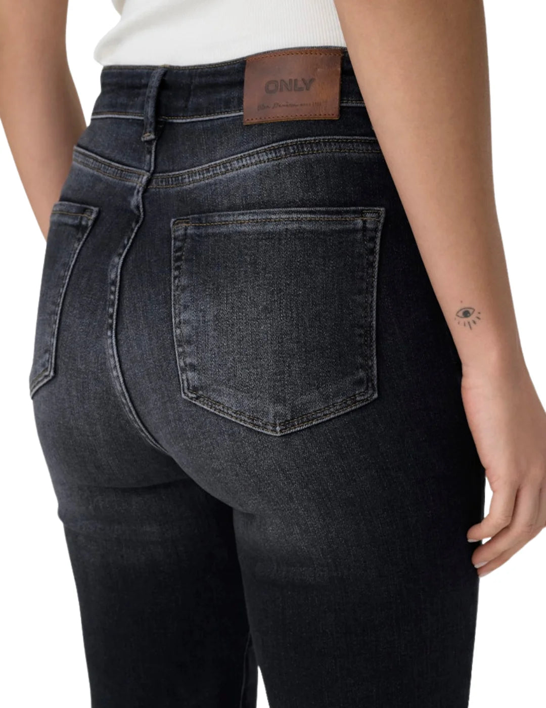 Vaqueros ONLY Emily CRO304 Negro | Bicos de Fío