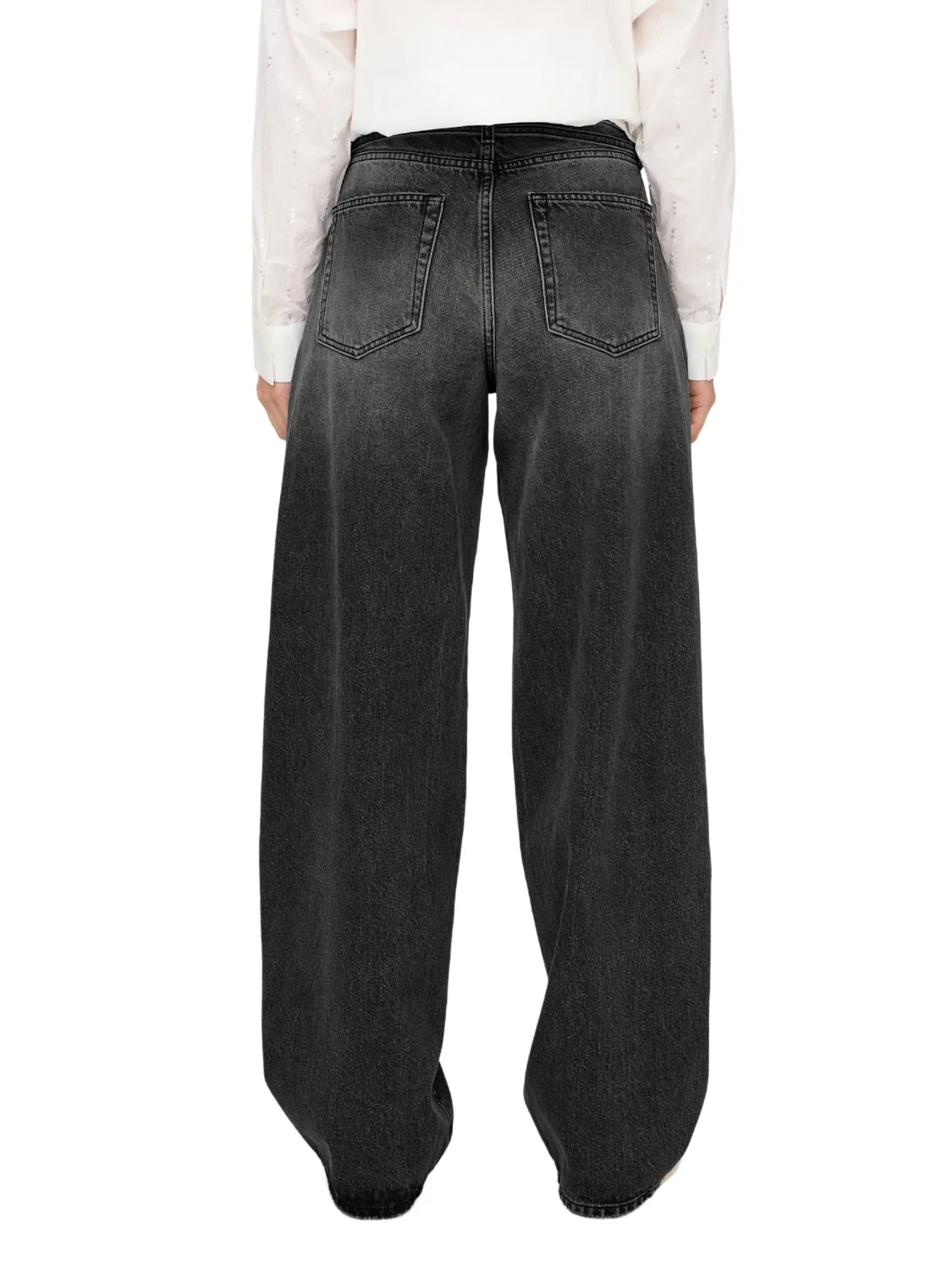 Vaqueros Straight ONLY Gianna DOT980 Negro | Bicos de Fío
