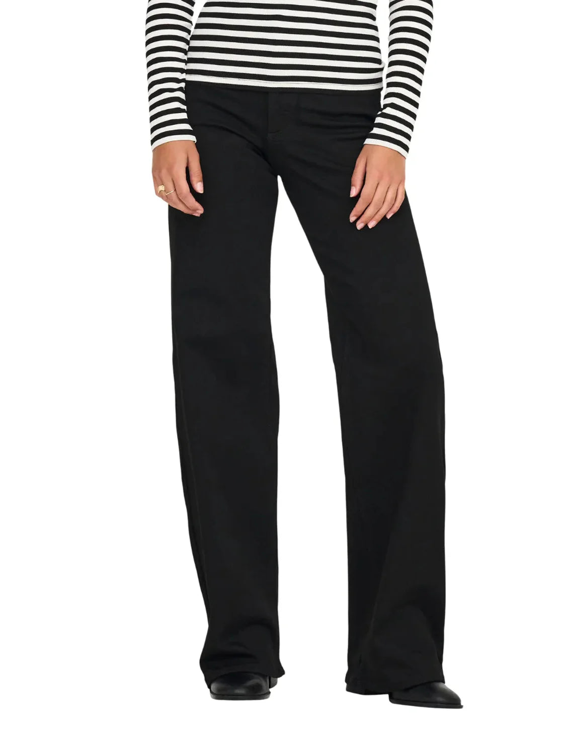 Vaqueros Anchos ONLY Madison Blush SOO796 Negro | Bicos de Fío