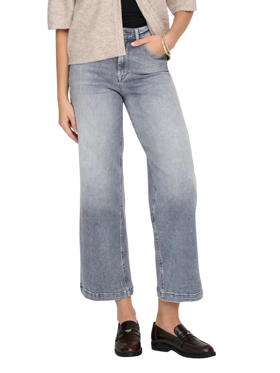 Vaqueros ONLY Madison Blush REA293 Gris | Bicos de Fío