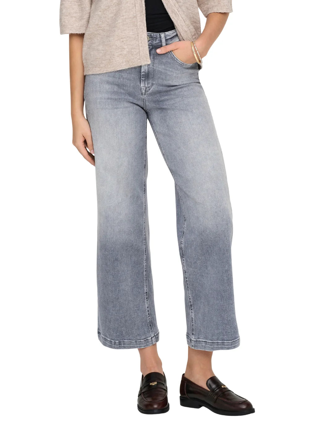 Vaqueros ONLY Madison Blush REA293 Gris | Bicos de Fío