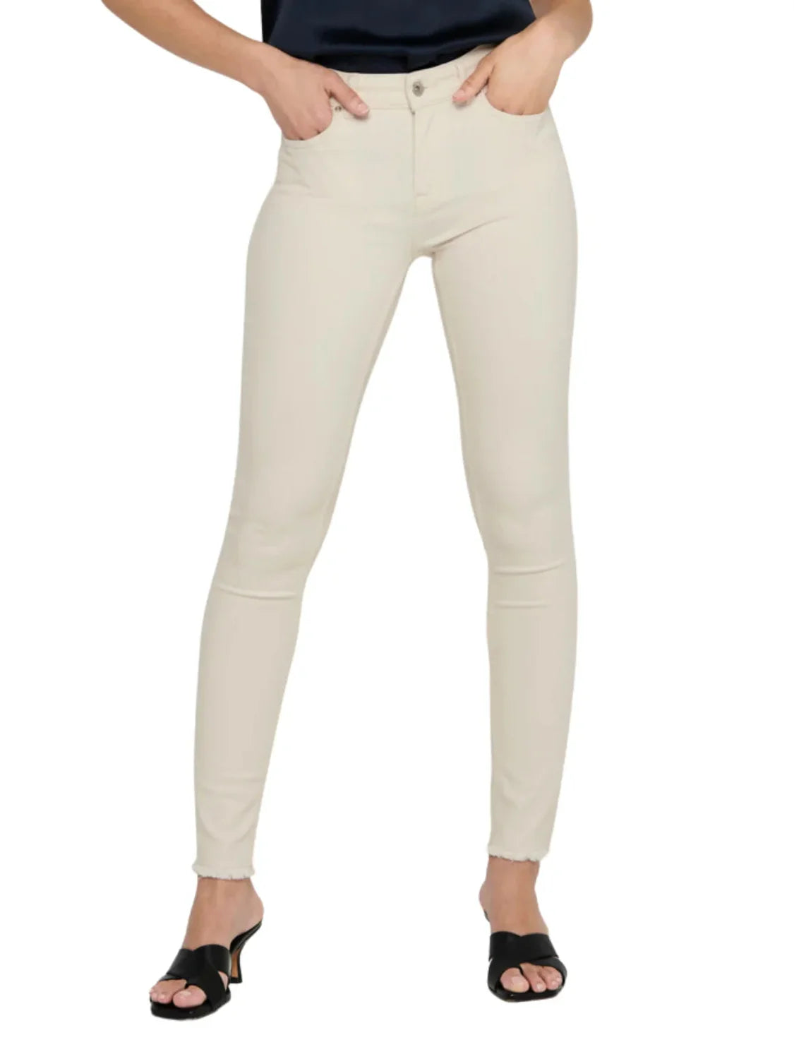 Vaqueros Only Onlblush DOT019 Crudo | Bicos de Fío