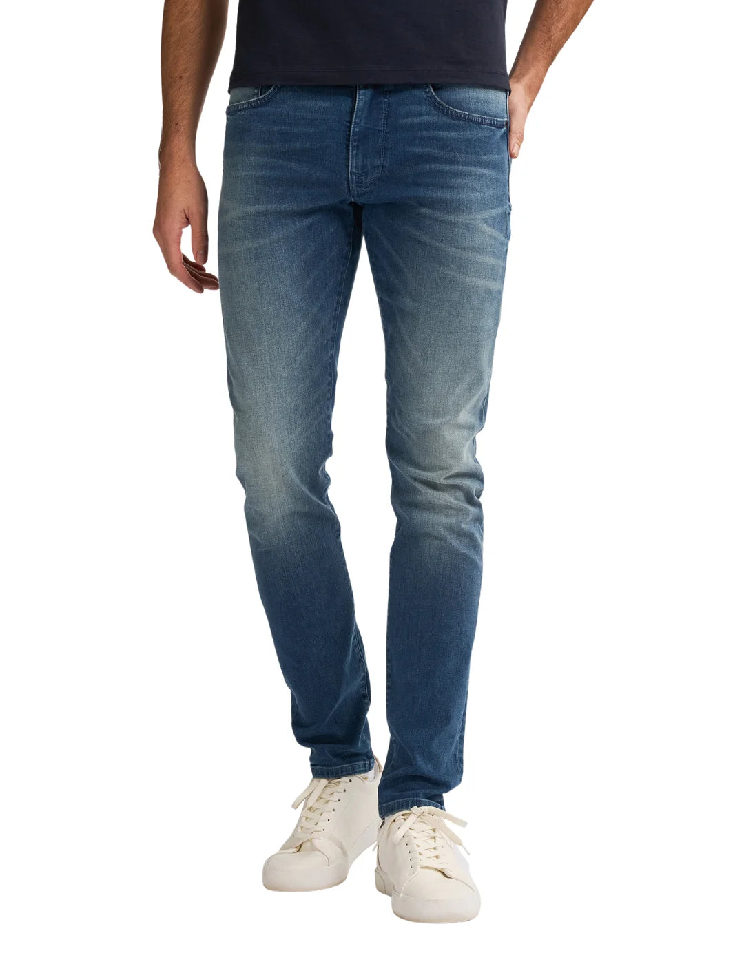 Vaqueros Petrol Industries Seaham VTG Medium Indigo | Bicos de Fío