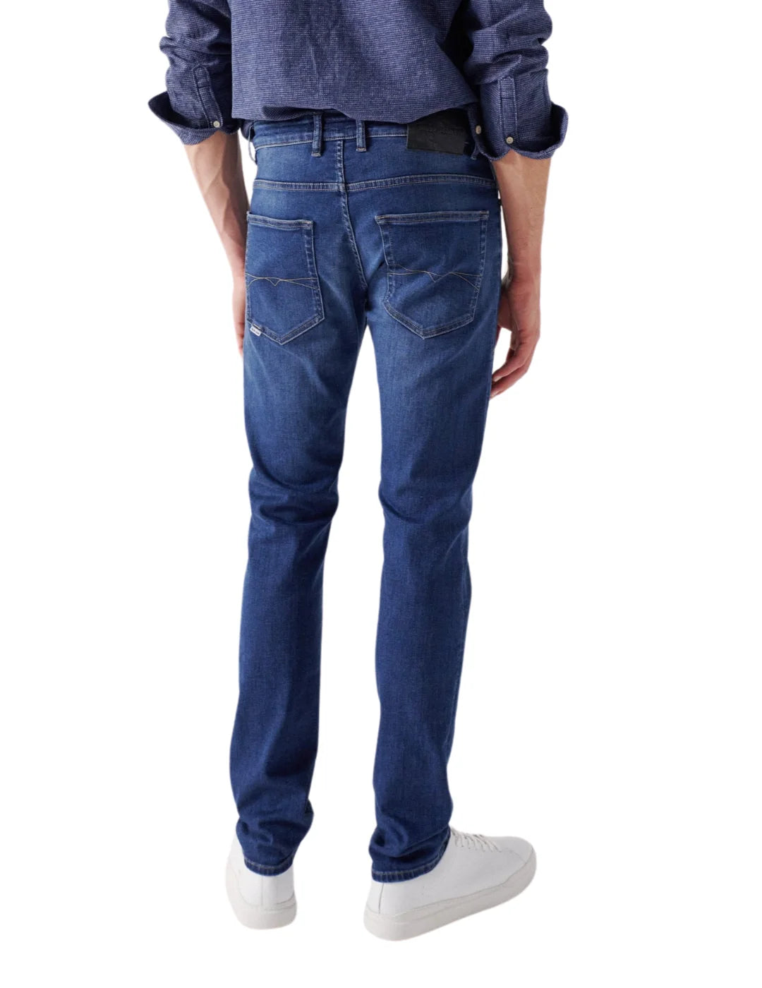 Vaqueros Regular Salsa Jeans S-Repel Azul | Bicos de Fío