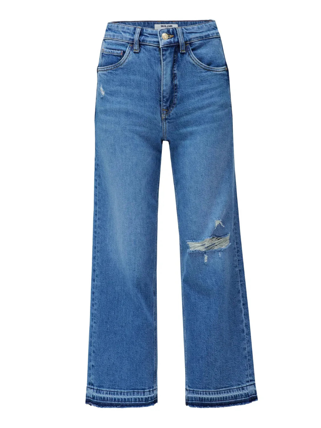 Vaqueros Salsa Jeans Faith Crafted Azul | Bicos de Fío