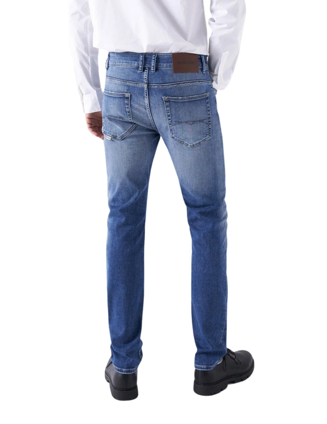 Vaqueros Regular S-Activ Salsa Jeans Azul | Bicos de Fío