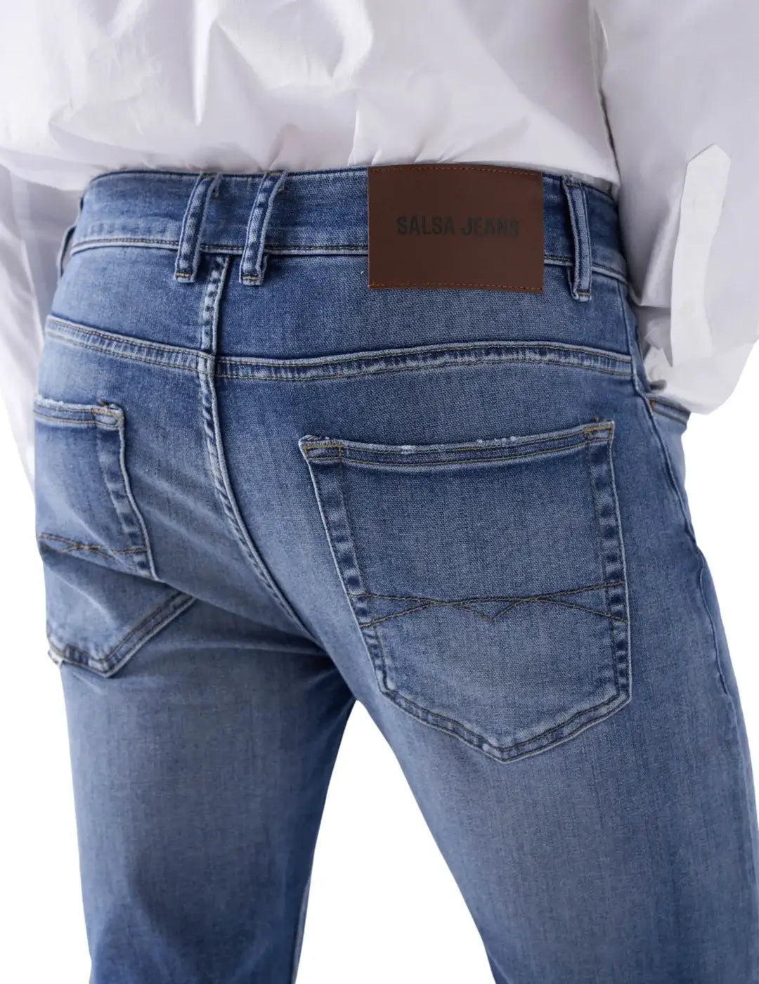 Vaqueros Regular S-Activ Salsa Jeans Azul | Bicos de Fío