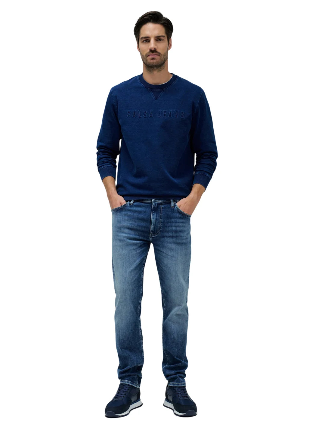 Vaqueros Regular Salsa Jeans S-Activ Azul Oscuro | Bicos de Fío