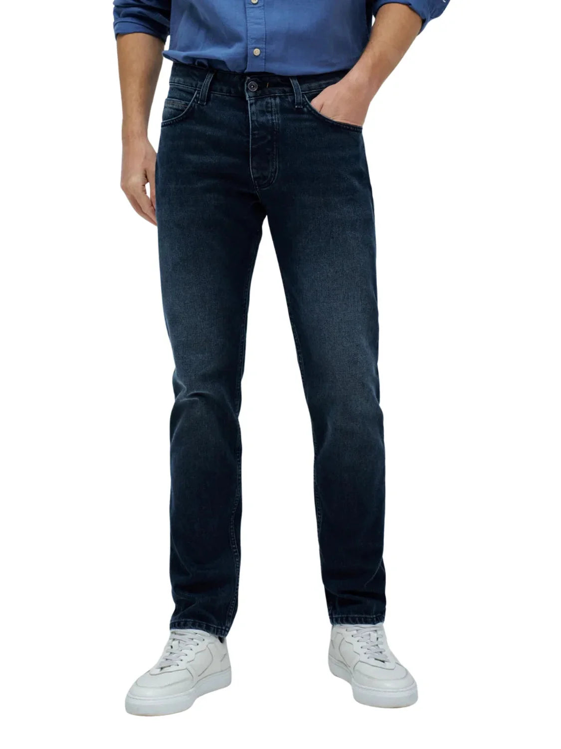 Vaqueros Regular Salsa Jeans S-Repel Azul Greencast | Bicos de Fío