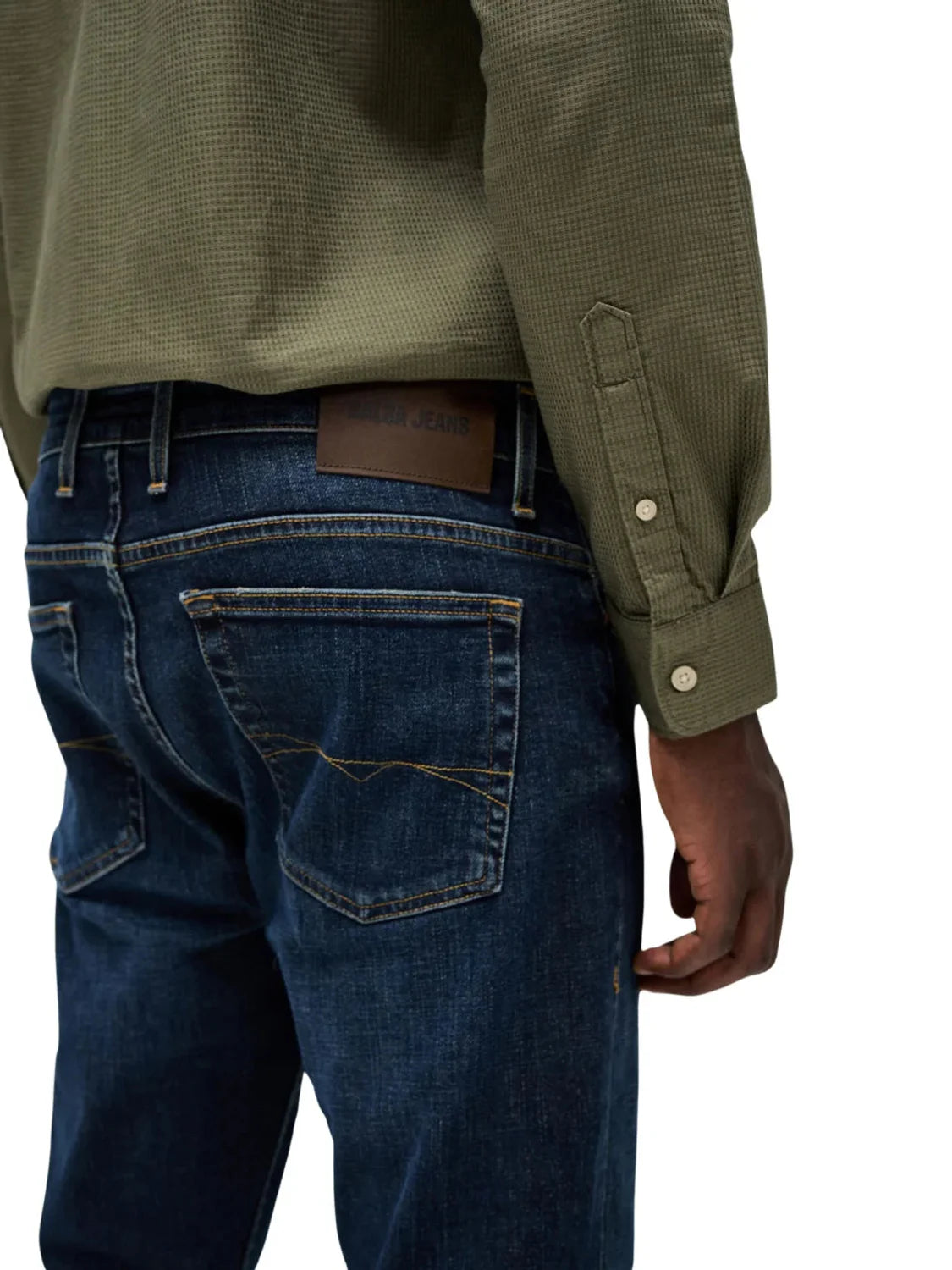 Vaqueros Salsa Jeans Slim Fit Greencast Azul | Bicos de Fío