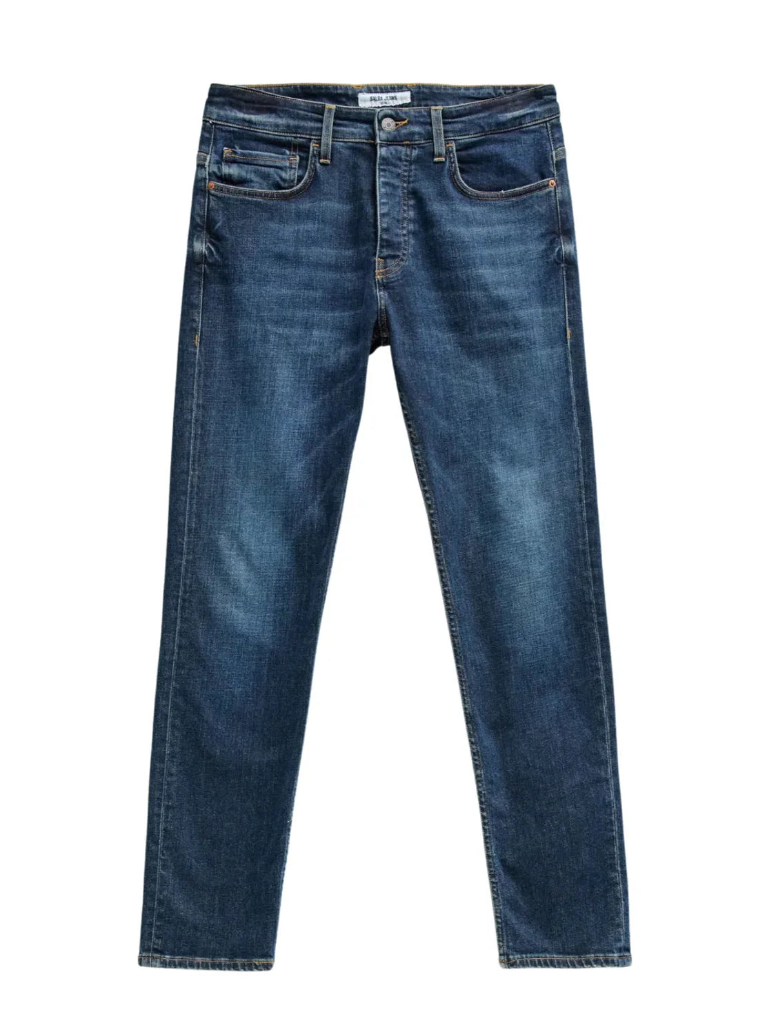 Vaqueros Salsa Jeans Slim Fit Greencast Azul | Bicos de Fío