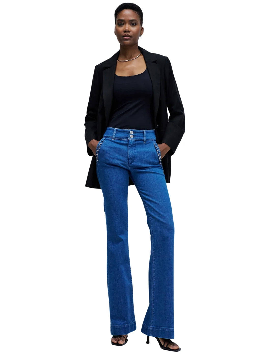 Vaqueros Secret Chino Push In Salsa Jeans Azul | Bicos de Fío