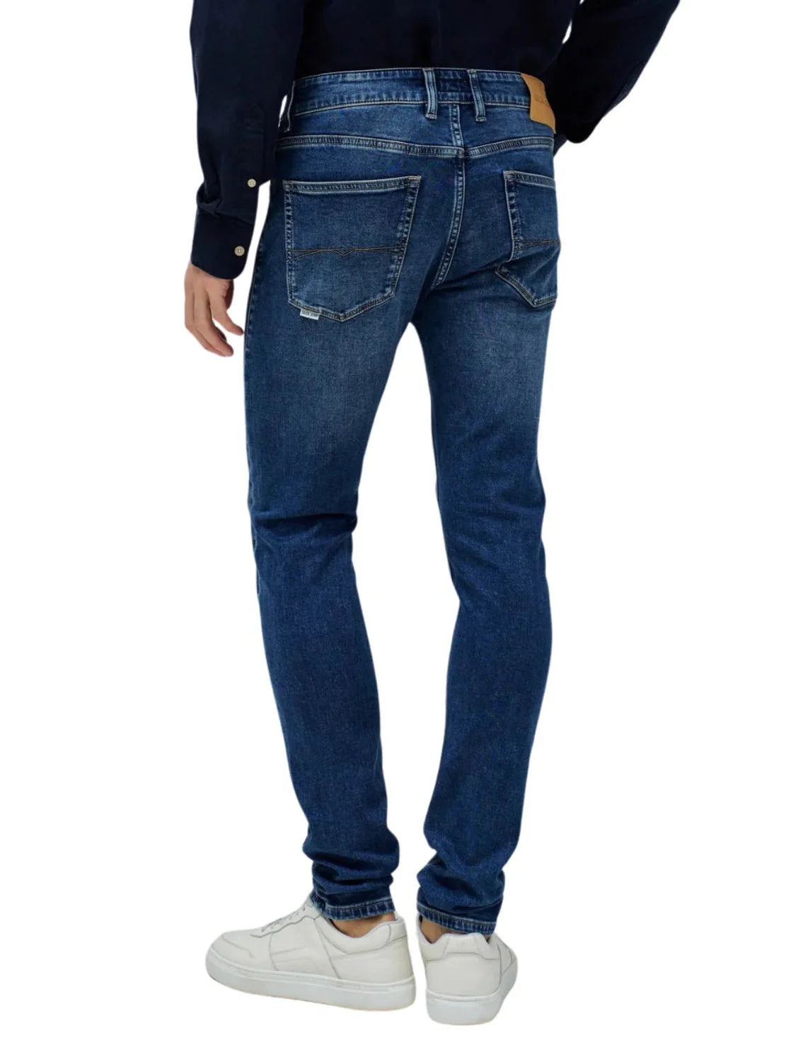 Vaqueros Skinny Salsa Jeans S-Activ Azul Oscuro | Bicos de Fío