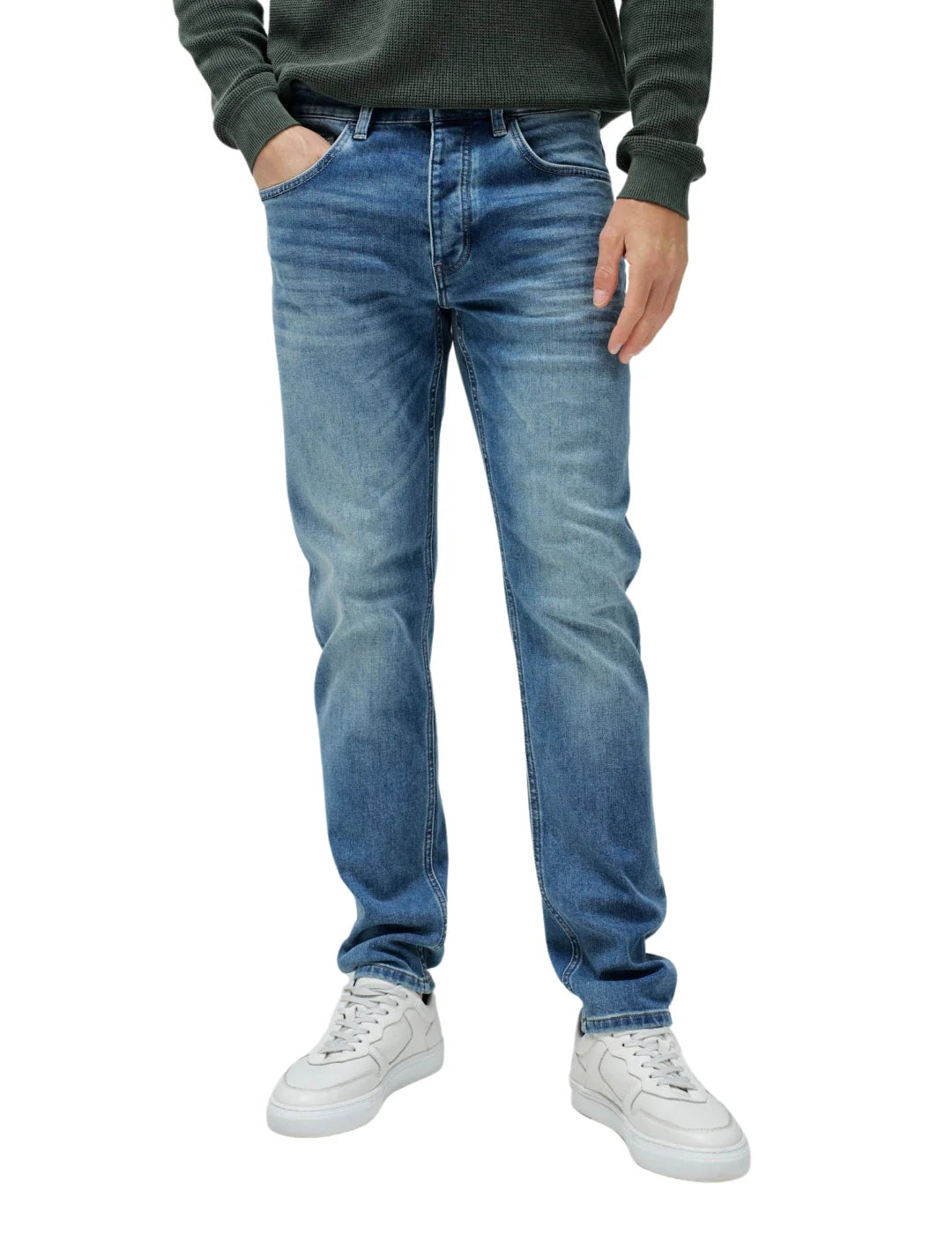 Vaqueros Slim Salsa Jeans Coolmax Azul | Bicos de Fío