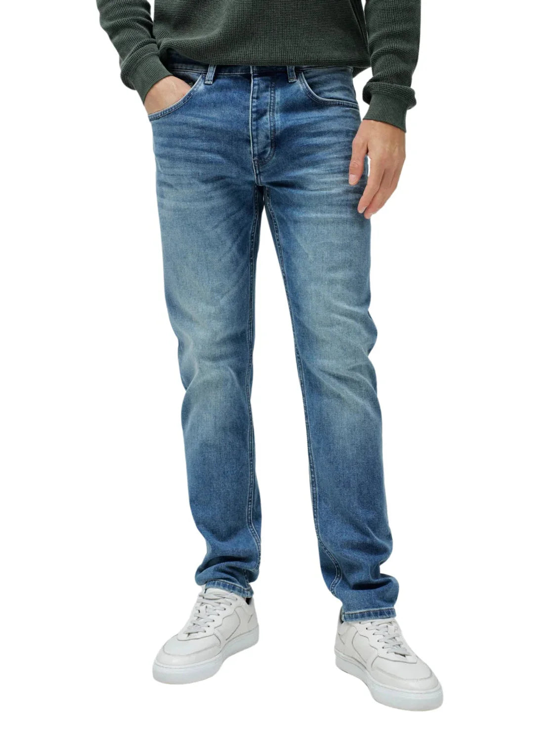 Vaqueros Slim Salsa Jeans Coolmax Azul | Bicos de Fío