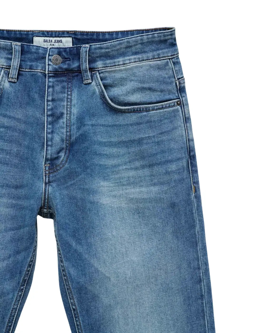 Vaqueros Slim Salsa Jeans Coolmax Azul | Bicos de Fío