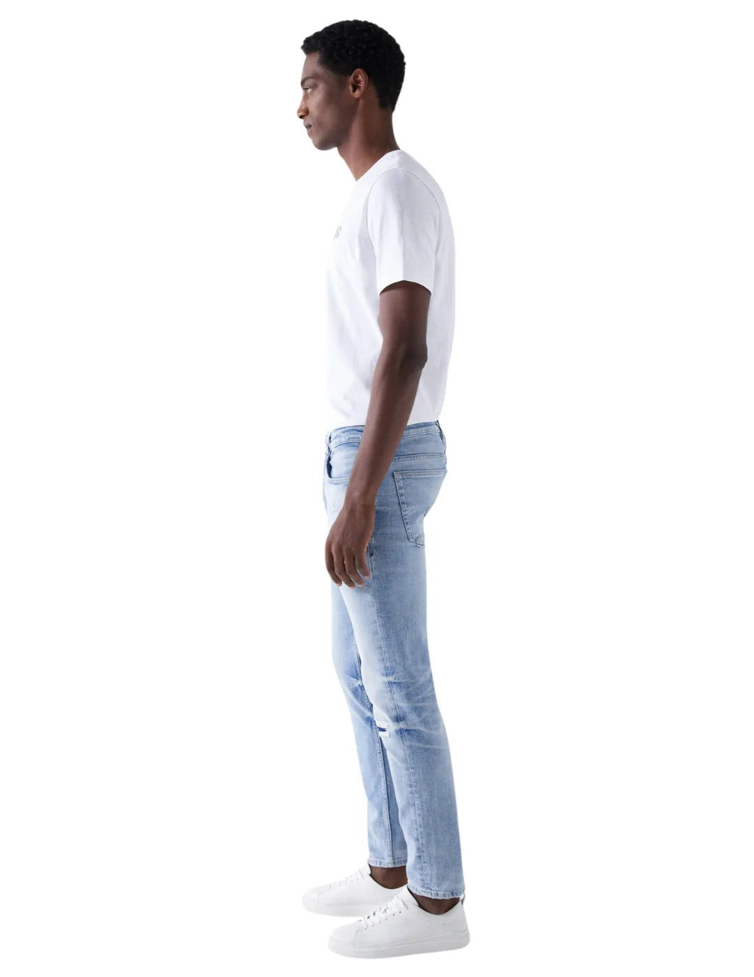 Vaqueros Slim Craft Series Salsa Jeans Azul | Bicos de Fío