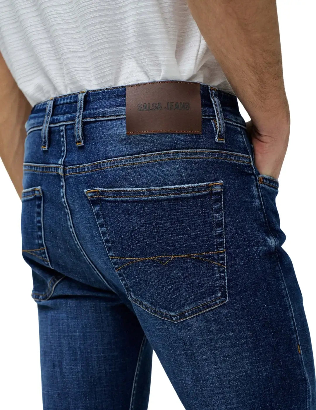 Vaqueros Slim Salsa Jeans Azul | Bicos de Fío