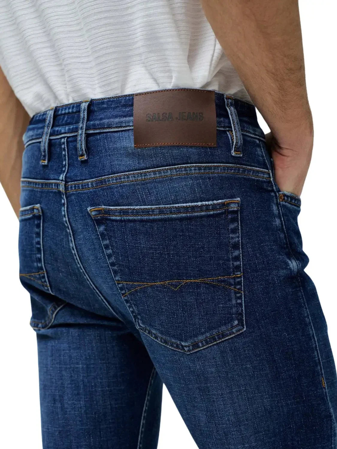 Vaqueros Slim Salsa Jeans Azul | Bicos de Fío
