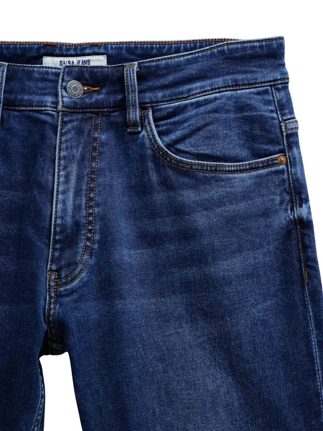 Vaqueros Slim Fit Salsa Jeans S-Activ Medium Wash | Bicos de Fío
