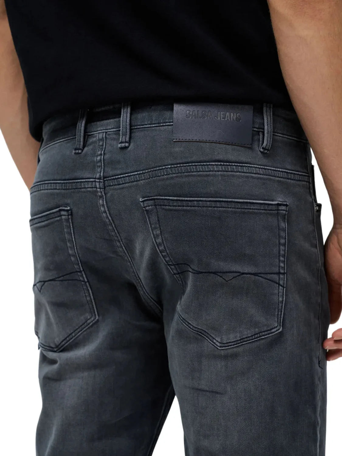 Vaqueros Slim S-Activ Salsa Jeans Gris | Bicos de Fío