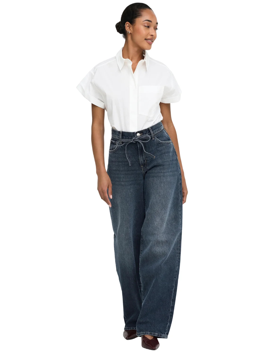 Vaqueros Straight ONLY Gianna DOT003 Blue Grey | Bicos de Fío
