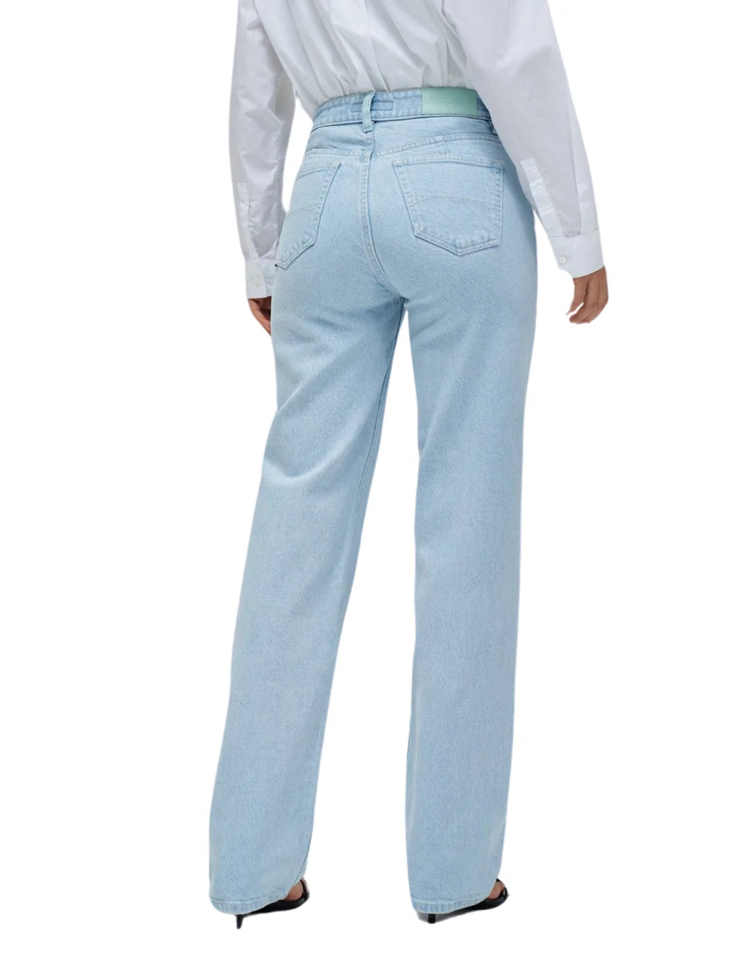 Vaqueros Salsa Jeans True Straight Azul Claro | Bicos de Fío