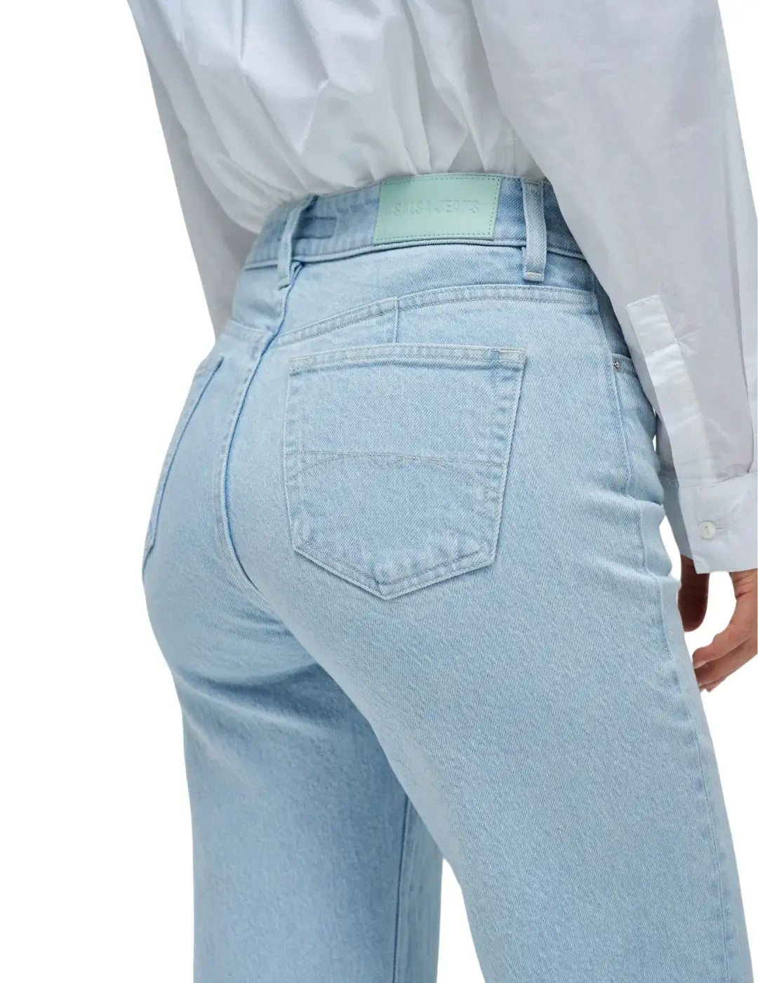 Vaqueros Salsa Jeans True Straight Azul Claro | Bicos de Fío