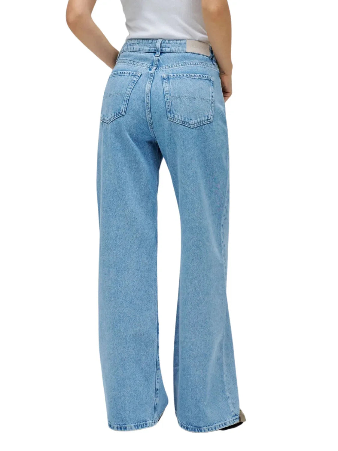 Vaqueros Salsa Jeans Wide Leg Azul Claro | Bicos de Fío