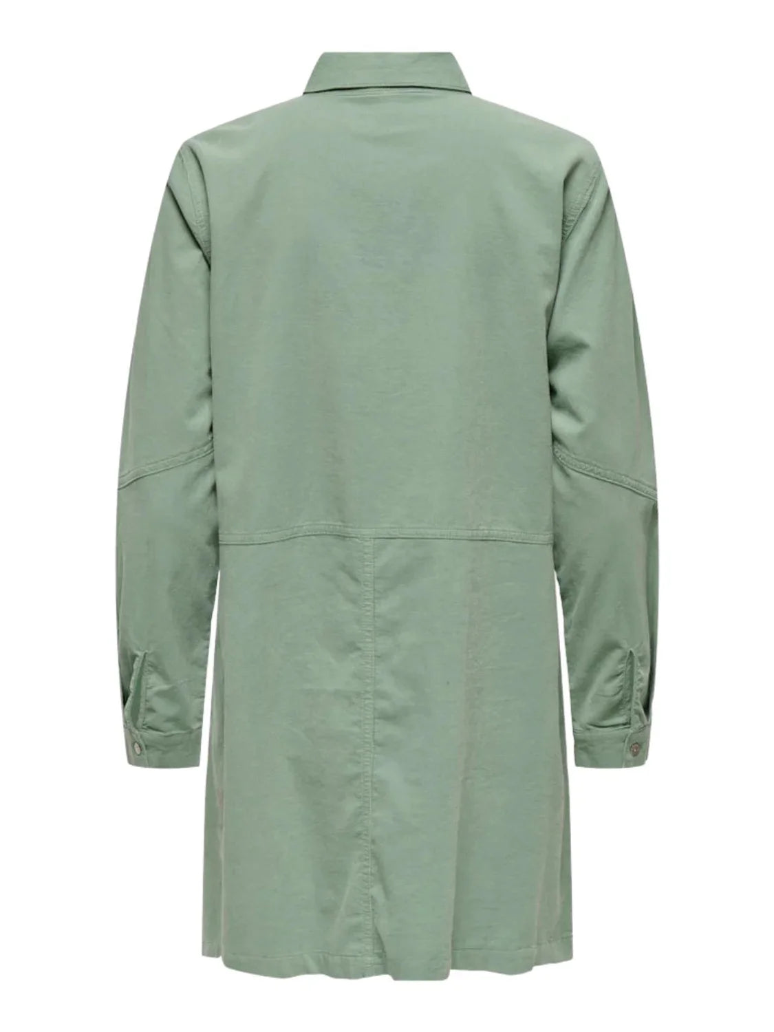 Vestido Camisero Corto ONLY Aime Verde - Bicos de Fío