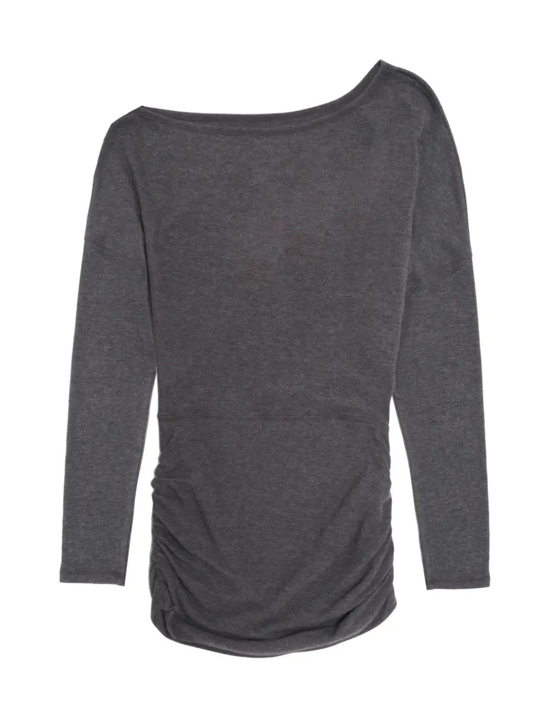 Vestido Mini Asimétrico BALMOHK Gris Oscuro | Bicos de Fío