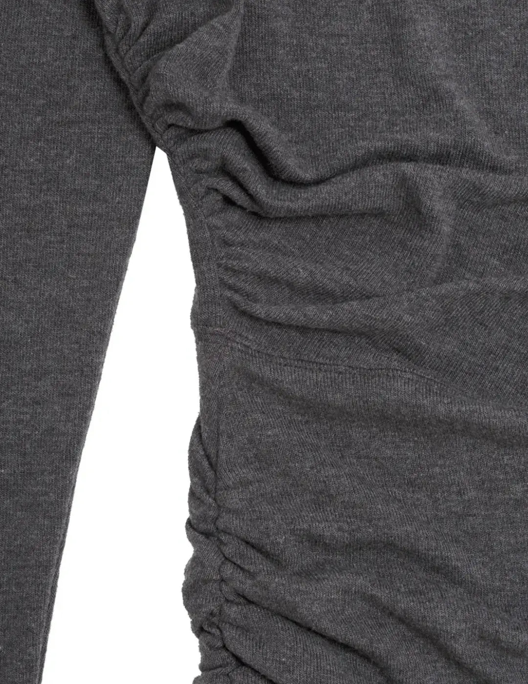 Vestido Mini Asimétrico BALMOHK Gris Oscuro | Bicos de Fío